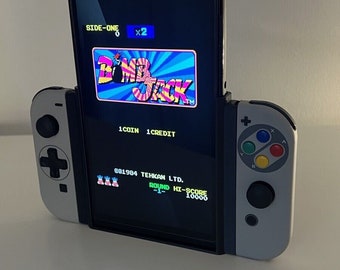 Nintendo Switch Portrait / Vertical / Flip Grip / TATE (V1 / V2 / OLED) - Multiple Colours - 3D Prnted