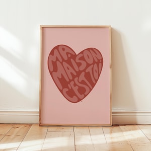 Digital printing - Poster "My house is you"