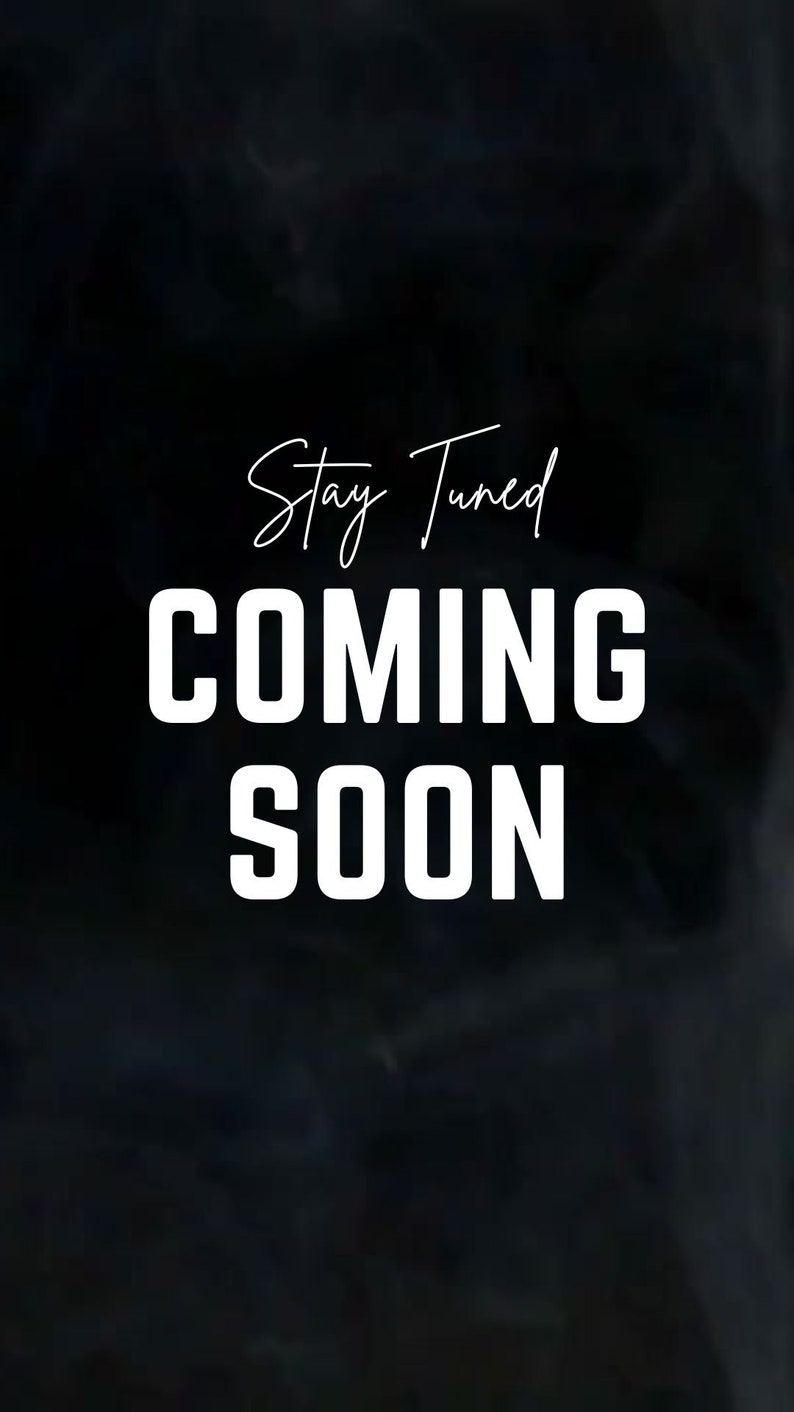 Coming Soon Text Cursive Animated Digital Marketing Graphics Coming Soon - Etsy