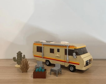 Breaking Bad Cooking Lab RV MOC Building Set (alt bricks)