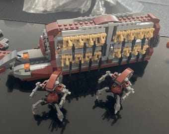 Star Wars Drone Ship Clone Wars Building Block Set (alt bricks)