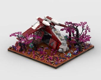 Star Wars Diorama Purple Planet MOC Building Blocks