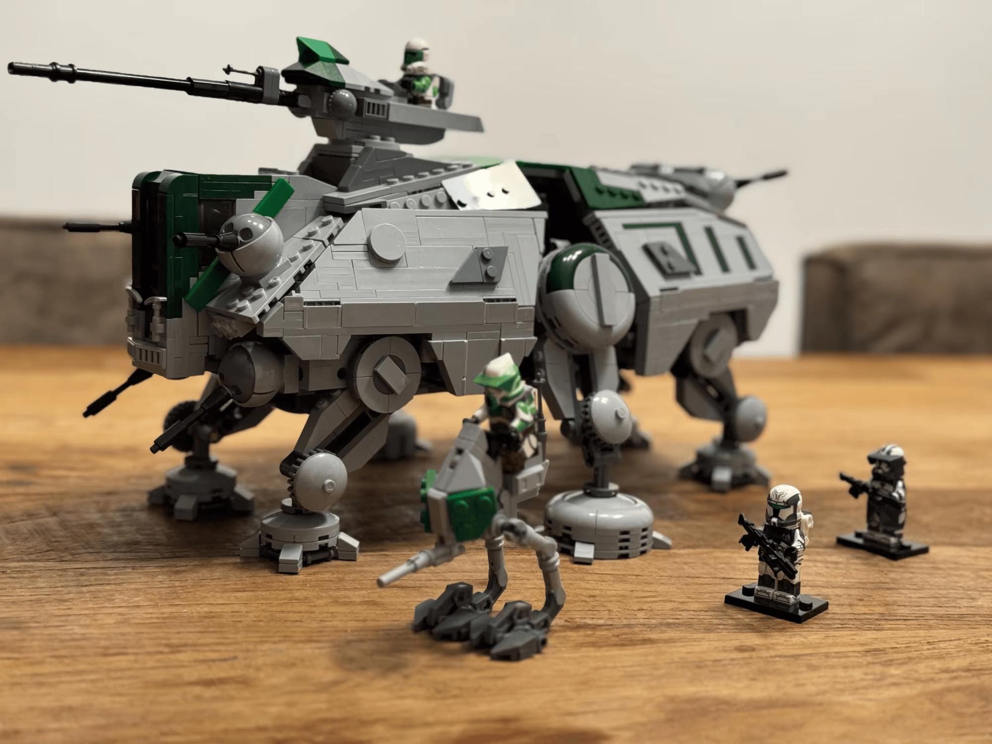 Star Wars AT-TE All-terrain Walker + At-rt Building Blocks Set - Etsy