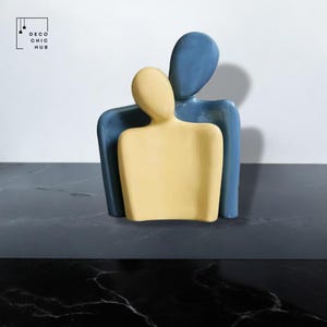 Modern Colorful Sculpture, Hug Statue, Office Home Decoration, Home Decor, Modern Sculpture, Modern Art