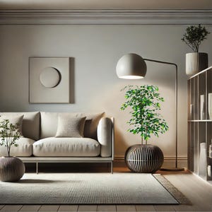 Realistic Artificial Plant, Faux Greenery for Home, Plants for Office Decor, Desk Plant, Green Plastic Palm, Fake Houseplant, Without Pot