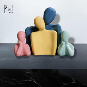 Modern Colorful Sculpture, Hug Statue, Office Home Decoration, Home Decor, Modern Sculpture, Modern Art