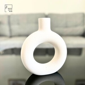 Keramik runde Vase, Wohnzimmer Blumenschmuck, dekorative Knospe Vase, kreativer Mehrzweck Boho Planter