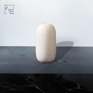 Weiß Dekorative Keramikvase, Wohnzimmer Blumenschmuck, Dekorative Knospe Vase, Kreativer Mehrzweck Boho Blumentopf