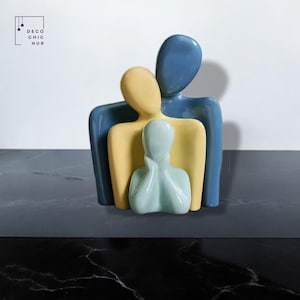 Modern Colorful Sculpture, Hug Statue, Office Home Decoration, Home Decor, Modern Sculpture, Modern Art
