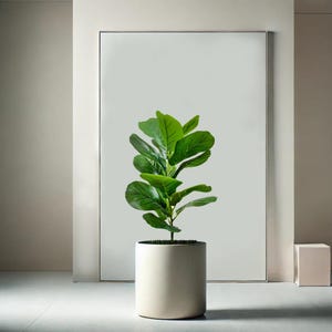 Realistic Artificial Plant, Faux Greenery for Home, Plants for Office Decor, Desk Plant, Green Plastic Palm, Fake Houseplant, Without Pot