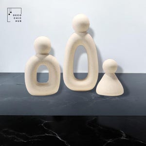 Modern White Abstract Resin Sculpture, Hug Statue, Office Home Decoration, Home Decor, Modern Sculpture, Modern Art