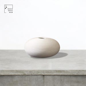 Weiß Dekorative Keramikvase, Wohnzimmer Blumenschmuck, Dekorative Knospe Vase, Kreativer Mehrzweck Boho Blumentopf