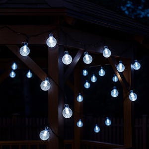 Lampes solaires décoratives pour jardin, 9,5 m 50 LED, imperméable à l&#39;eau chaude, torche, lampes murales et sur piquet, éclairage extérieur alimenté par panneau solaire