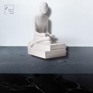 Modern White Abstract Ceramic Sculpture, Hug Statue, Office Home Decoration, Home Decor, Modern Sculpture, Modern Art