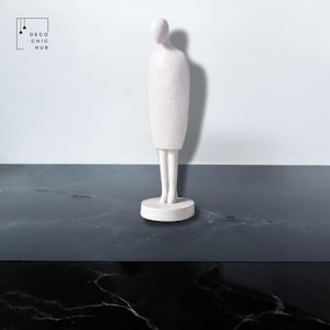Modern White Abstract Ceramic Sculpture, Hug Statue, Office Home Decoration, Home Decor, Modern Sculpture, Modern Art