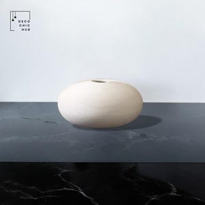 Weiß Dekorative Keramikvase, Wohnzimmer Blumenschmuck, Dekorative Knospe Vase, Kreativer Mehrzweck Boho Blumentopf
