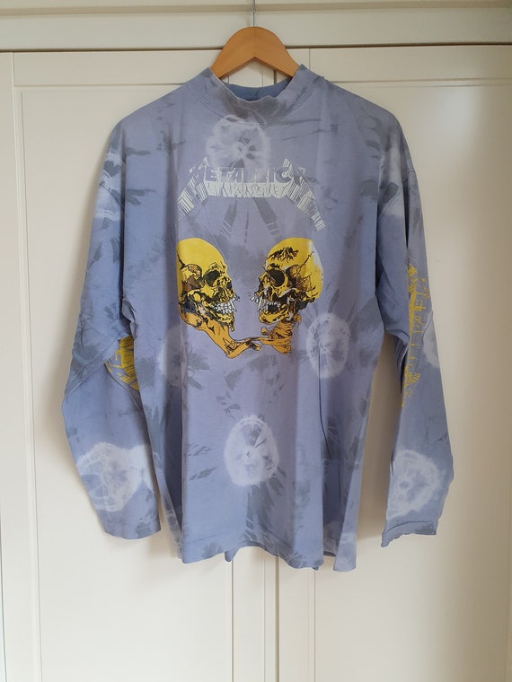 Metallica Tie Dye longsleeve shirt t-shirt vintag… - image 1