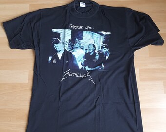 Metallica T-shirt Vintage Retro Jaren 1990 Garage Inc Promo