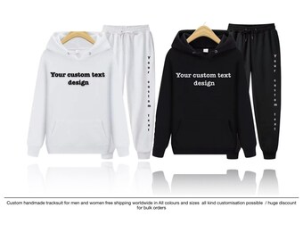 Handmade tracksuit for men for women for youth   unisex custom embroidery digital photo printing multi colour and sizes