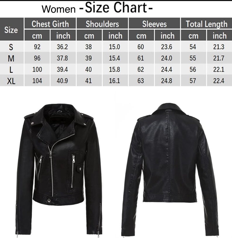 Luxury leather biker style women jacket xs Xxl available 3 colours zdjęcie 9