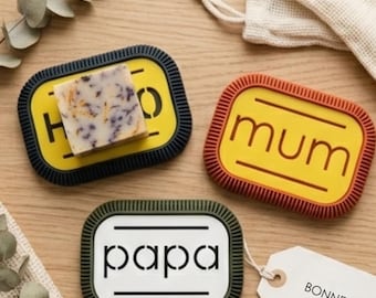 Porte-savon personnalisé | Cadeau fête des mères  | Cadeau maman personnalisé | Décoration salle de bain