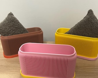 Organisateur d’évier design • Rangement discret pour cuisine & salle de bain • Accessoire imprimé en 3D