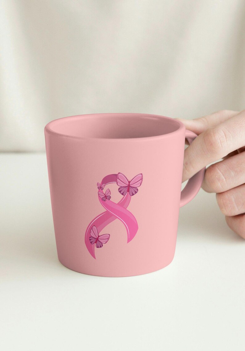Floral Cancer Svgribbon Monogram Svgbutterfly Cancer Bowribbon Svg ...