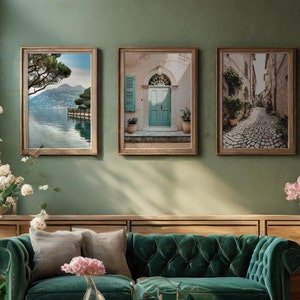 3 SET Italy Print poster, Italian Vibe Wall Art, Travel Poster, Set of 3 Prints, Italian Prints, Mediterranean Wall Art, Italy Wall Hanging