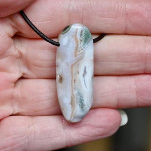 Beautiful Ocean Jasper / Ocean Agate pendant