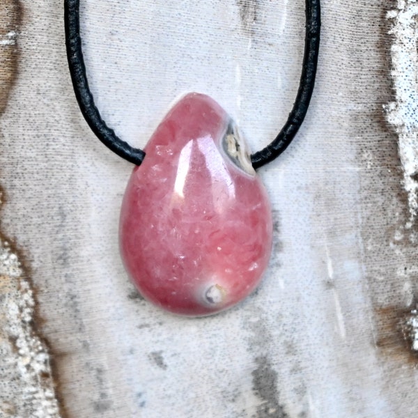 Schöner RHODOCHROSIT Cabochon Anhänger