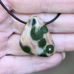 Beautiful Ocean Jasper / Ocean Agate pendant