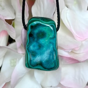 Beautiful CHRYSOCOLLA-MALACHITE pendant 22.7 g