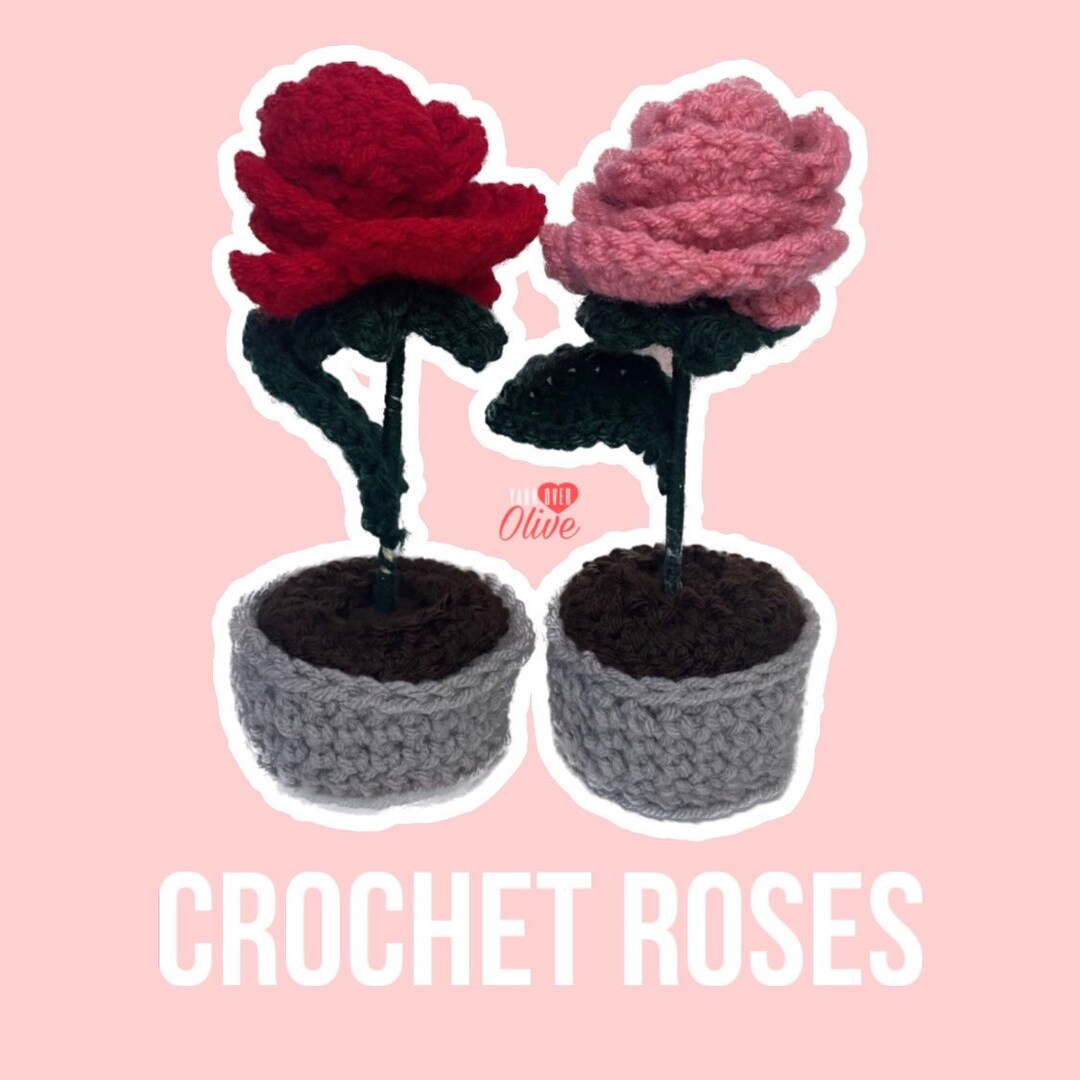 Crochet Roses - Etsy
