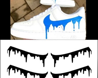 Drip Stencil for Air Force 1 Sneaker