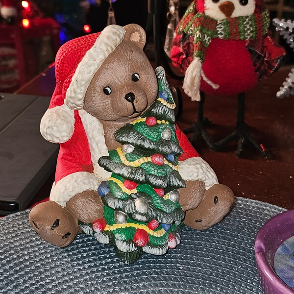 Ceramic Christmas Bear