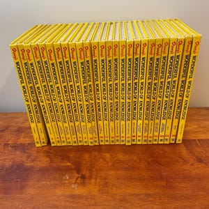 Complete Set of 1985 Disney’s Wonderful World of Knowledge Children’s Books, 25 Books Total