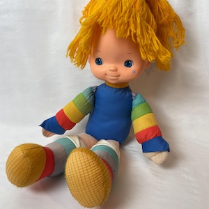 1983 Rainbow Brite 18” Stuffed Plush Doll - Genuine Hallmark Mattel