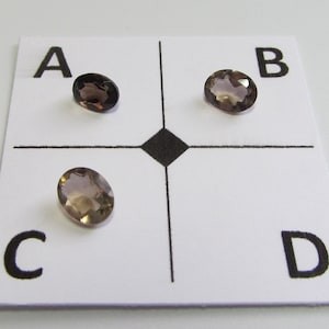 Smoky Quartz Ovals 8-9mm Sizes