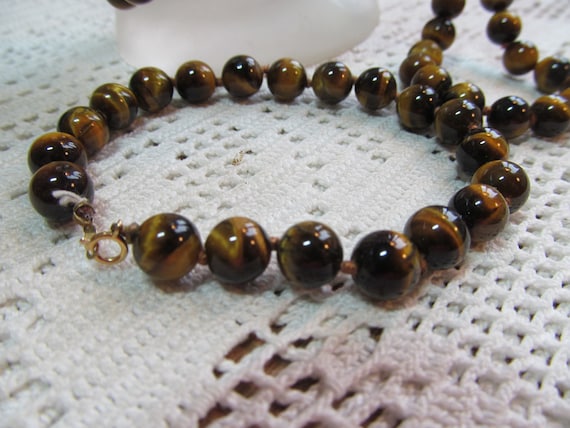 Tigers Eye Necklace and Bracelet Set - image 5