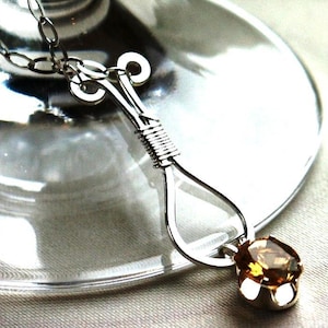 Golden Citrine Wire Wrapped Pendant