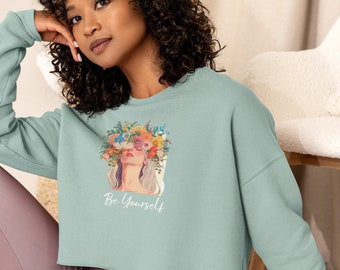 Crop Sweatshirt Hohe Qualität