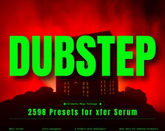 2598 Dubstep Serum Presets – Riddim Bass, Growls, Wobbles, Reese Bass, Sub Bass & Bass Music Sound Pack