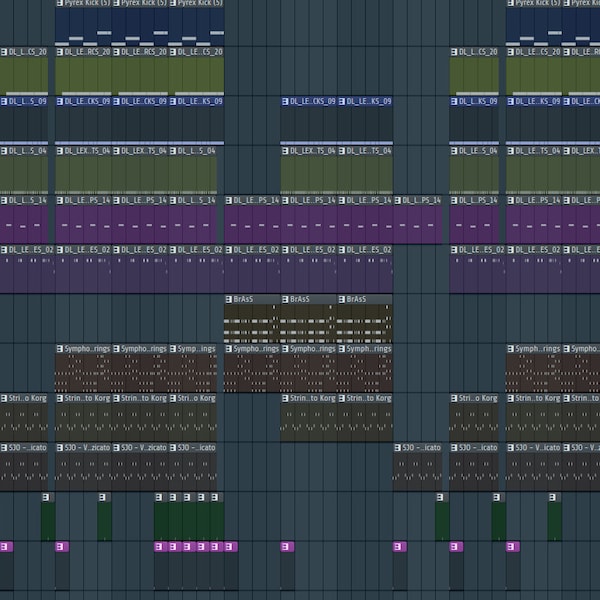 Basic FL Studio Trap Project Template / Scores, Midi, Channels and Effects included