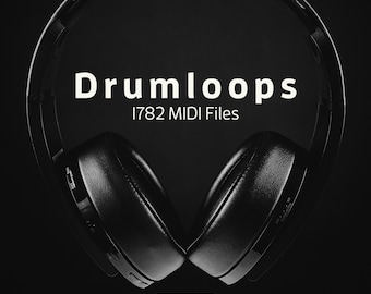 Drum midi Pack – 1782 Drum Loops + FL Studio Templates | FPC, Trap, Hip Hop, EDM
