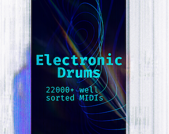 Electronic Drum MIDI Pack | 4962 Royalty Free Drum Patterns, Grooves & Fills für EDM, House, Techno, Trap und Synthwave