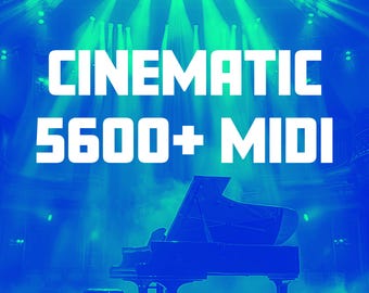 Cinematic MIDI Pack – Epic Orchestral, Trailer & Film Score MIDI (Strings, Brass, Piano)
