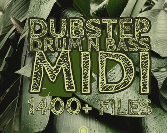 Drum and Bass MIDI Pack 1400 Files for Liquid Neurofunk Jungle Jump-Up DnB Producing