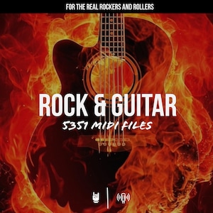 Rock MIDI Pack – 5351 Guitar MIDI Files for Rock, Indie & Alternative (Riffs, Chords, Songwriting und Construction Kits)