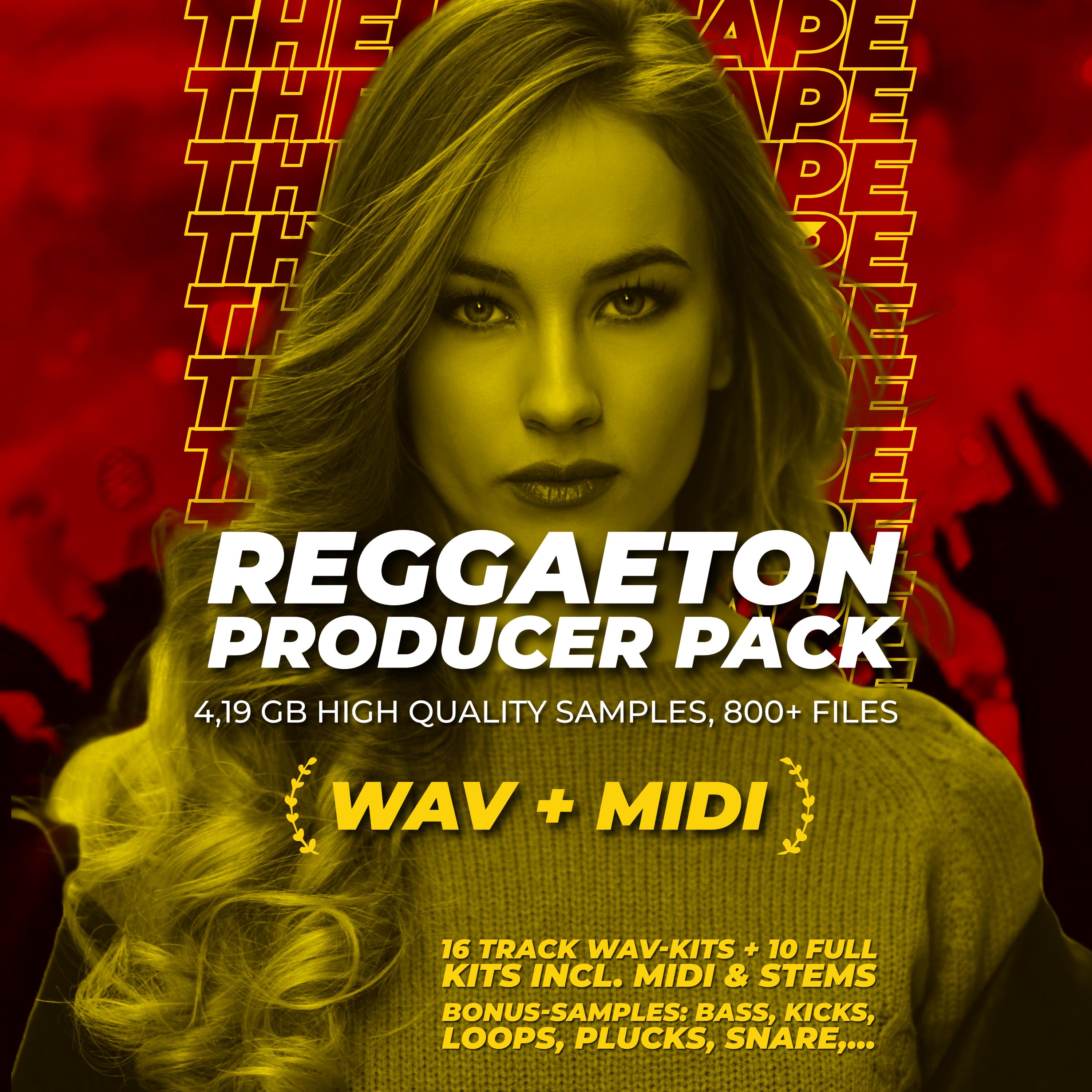 Reggaeton Producer Pack with 800 WAV and MIDI files for Latin Beats Download