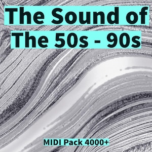 4000+ MIDI Pack 80s & 90s – Synthpop, House, Vintage Style Chords, Basslines and Melodies